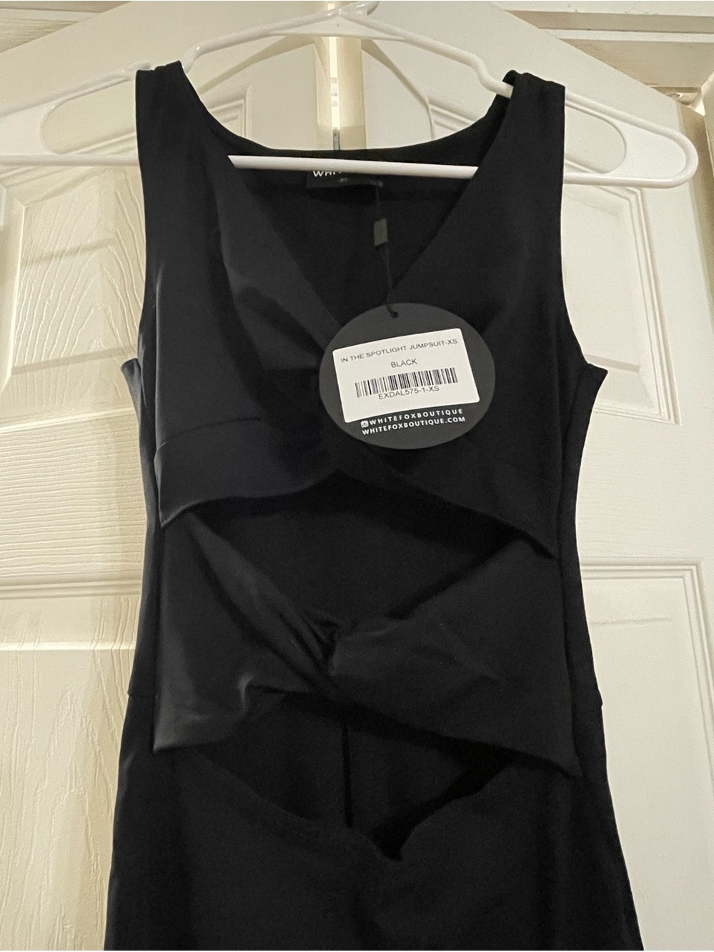 White Fox Boutique "In The Spotlight" Jumpsuit - Black